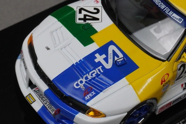 1:43 EBBRO 44574 Nissan Cockpit Tatebayashi GT-R JGTC 1994 #24 model car