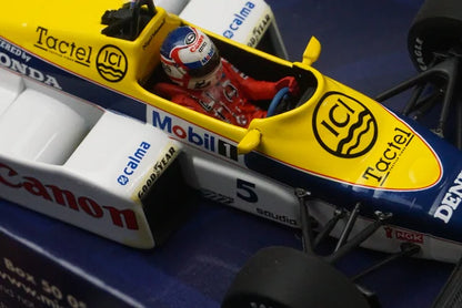 1:43 MINICHAMPS 400850005 Williams Honda FW10 Brands Hatch Winner 1985 #5 N.Mansell