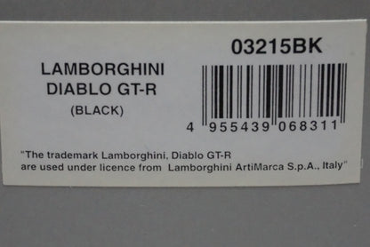 1:43 KYOSHO K03215BK Lamborghini Diablo GTR KYOSHO Fair 2006 Black