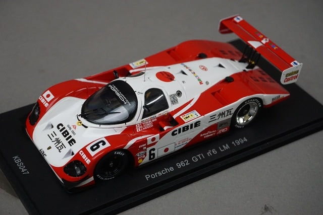 1:43 SPARK KBS047 Porsche 962 GTI LM Le Mans 1994 #6