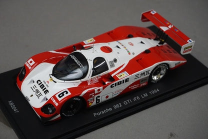 1:43 SPARK KBS047 Porsche 962 GTI LM Le Mans 1994 #6