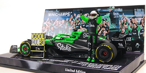 [ Back-order ] MINICHAMPS 417251227 1:43 Steke C45 Nico Silverstone GP 2025 3rd Place model car