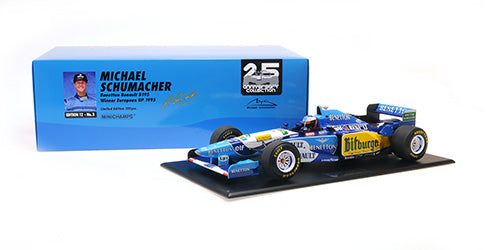 [ Back-order ] MINICHAMPS 517952101 1:12 Benetton B195M M.Schumacher European GP 1995 win model car