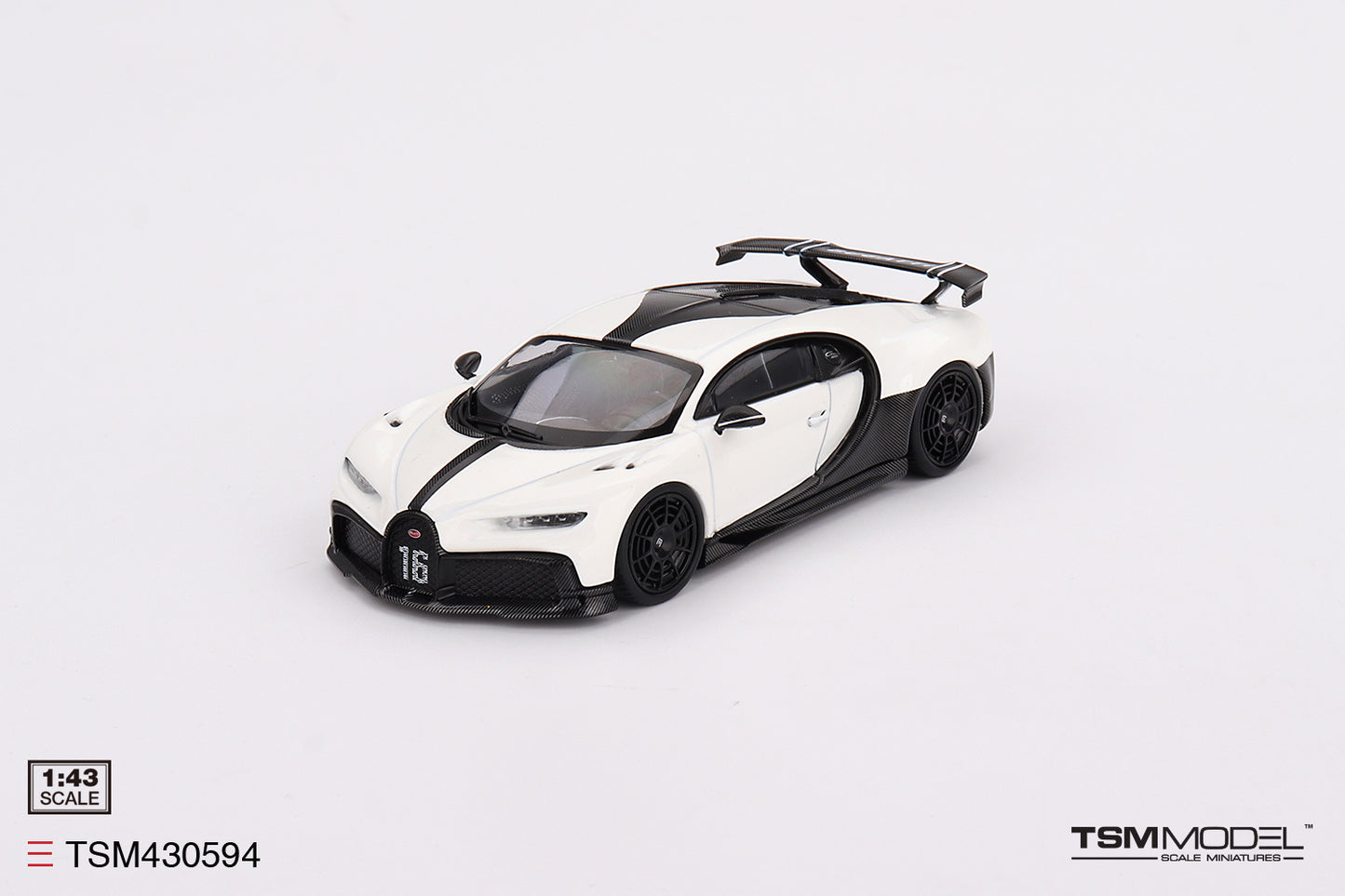 [ Back-order ] TSM TSM430594D 1:43 Bugatti Chiron Pur Sport White model car