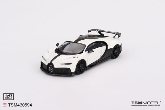 [ Back-order ] TSM TSM430594D 1:43 Bugatti Chiron Pur Sport White model car