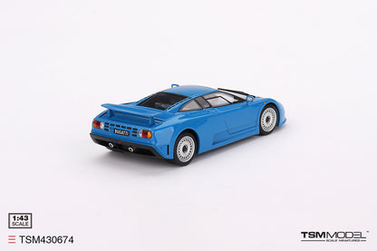 [ Back-order ] TSM TSM430674 1:43 Bugatti EB110 GT Blue model car
