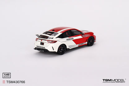 [ Back-order ] TSM TSM430766 1:43 Honda Civic Type R 2023 #1 Pace Car Red model car
