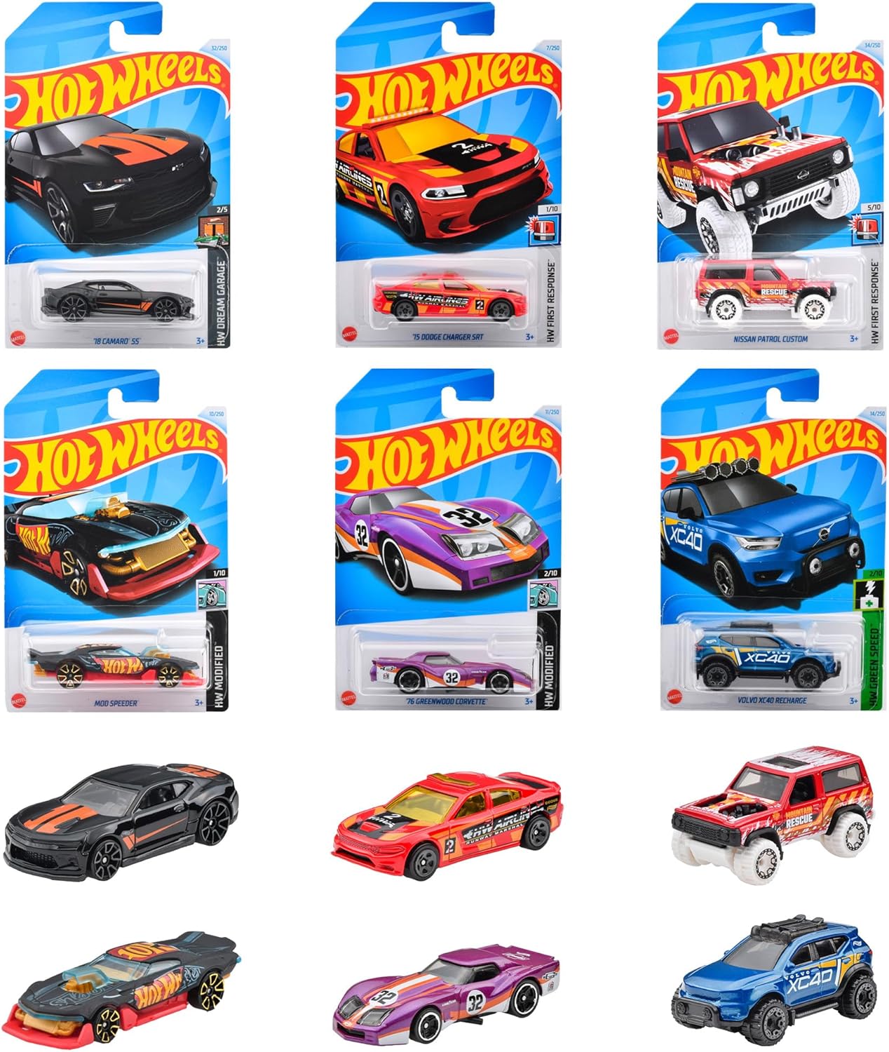 C4982-98MB Hot Wheels Basic Car Assortment 36 pieces