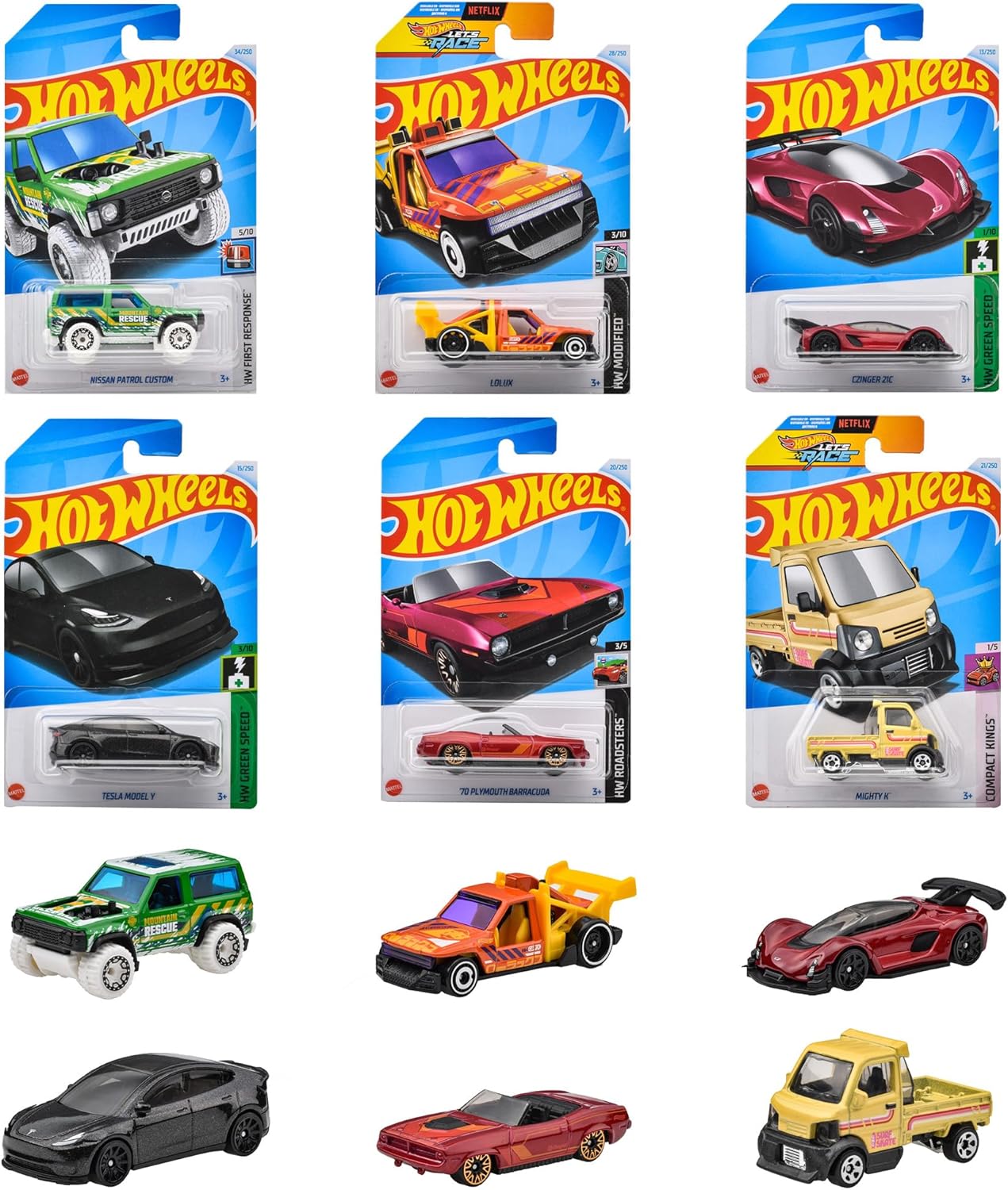 C4982-98MG Hot Wheels Basic Car Assortment 36 pieces