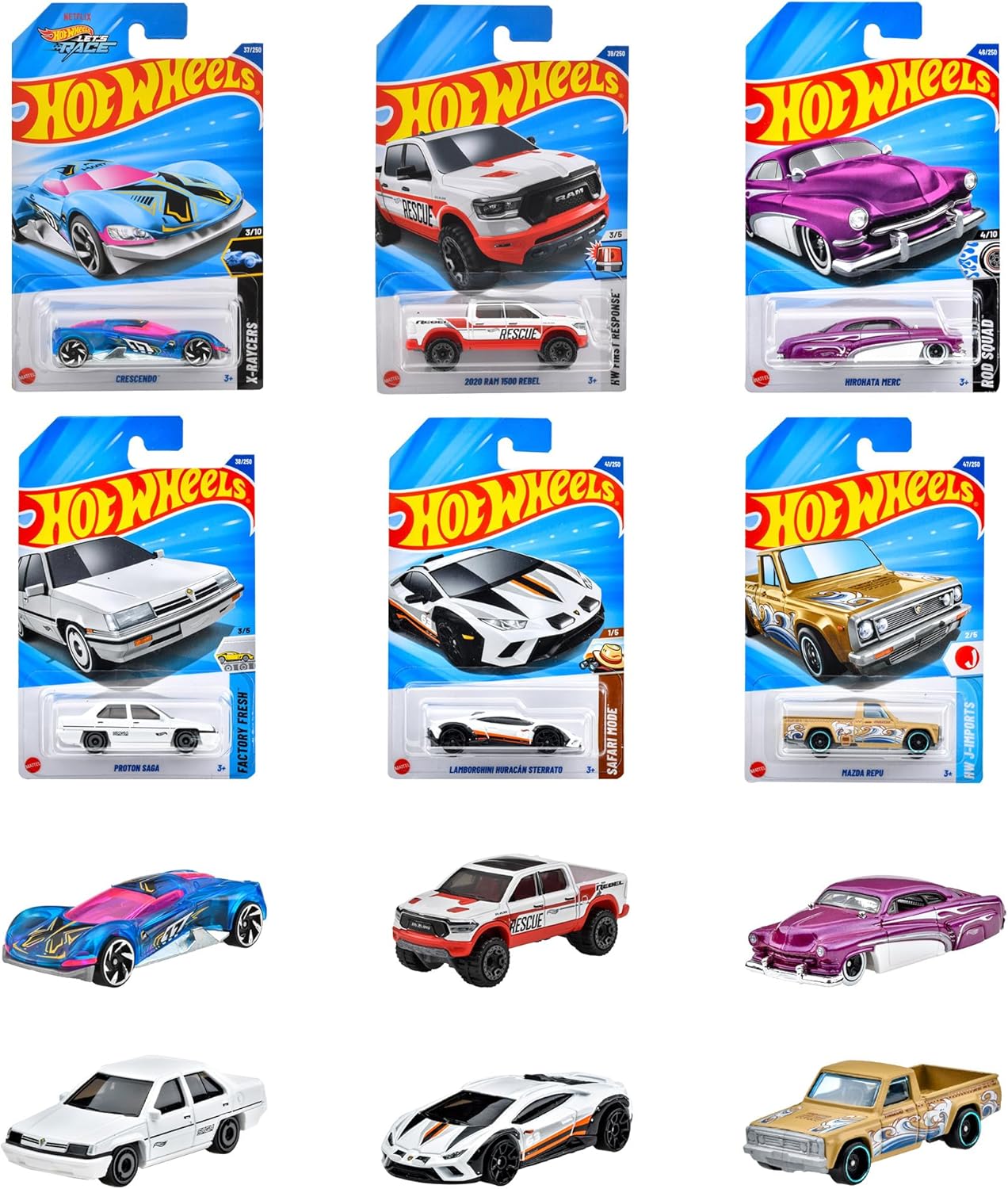 C4982-98PC Hot Wheels Basic Car Assortment 36 pieces