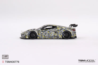 [ Back-order ] TSM TSM430776 1:43 Chevrolet Corvette GT3.R Sebring 2022 Test Car model car