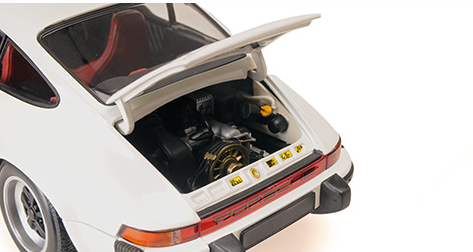 [ Back-order ] MINICHAMPS 100063024 1:18 Porsche 911 Carrera Coupe 3.2 1983 White model car