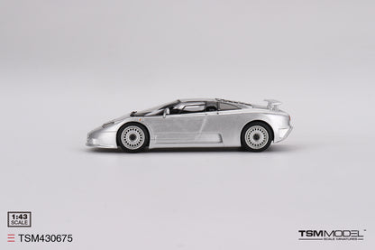 [ Back-order ] TSM TSM430675 1:43 Bugatti EB110 GT Light Gray model car