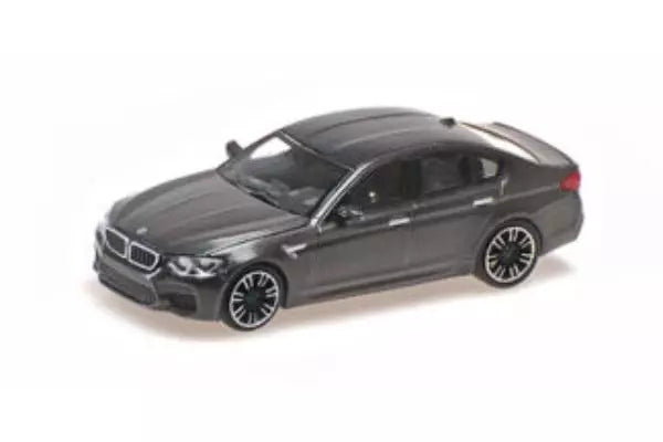 [ Back-order ] MINICHAMPS 870028008 1:87 BMW M5 2018 Gray Metallic model car