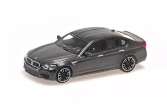 [ Back-order ] MINICHAMPS 870028008 1:87 BMW M5 2018 Gray Metallic model car