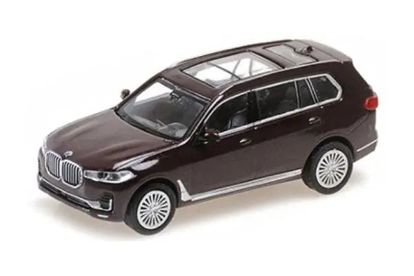 [ Back-order ] MINICHAMPS 870029304 1:87 BMW X7 2019 Dark Red Metallic model car