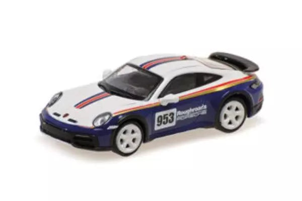 [ Back-order ] MINICHAMPS 870062075 1:87 Porsche 911 Dakar 2022 Rough Road model car