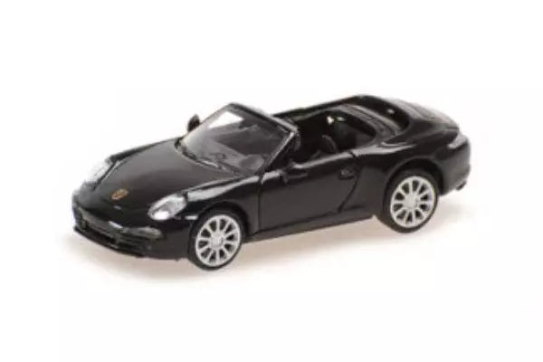 [ Back-order ] MINICHAMPS 870068031 1:87 Porsche 911 Cabriolet 2012 Black model car