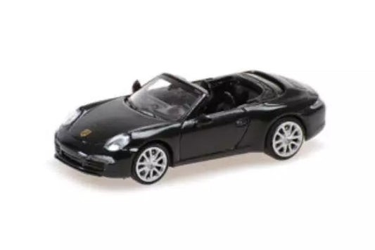 [ Back-order ] MINICHAMPS 870068034 1:87 Porsche 911 Cabriolet 2012 Blue Metallic model car