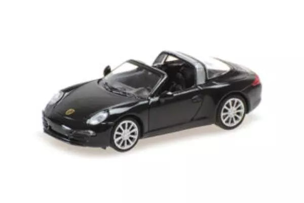 [ Back-order ] MINICHAMPS 870068044 1:87 Porsche 911 Targa 2014 Black model car