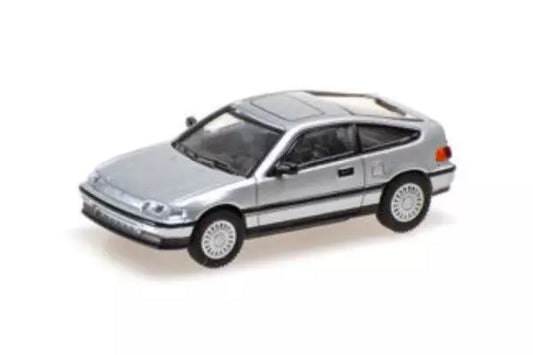 [ Back-order ] MINICHAMPS 870161021 1:87 Honda CR-X MK2 1987 Silver model car