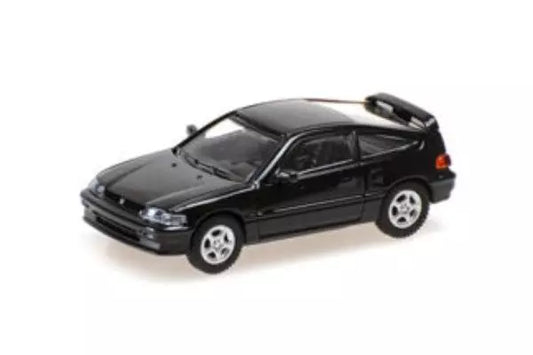 [ Back-order ] MINICHAMPS 870161022 1:87 Honda CR-X MK2 1987 Black model car