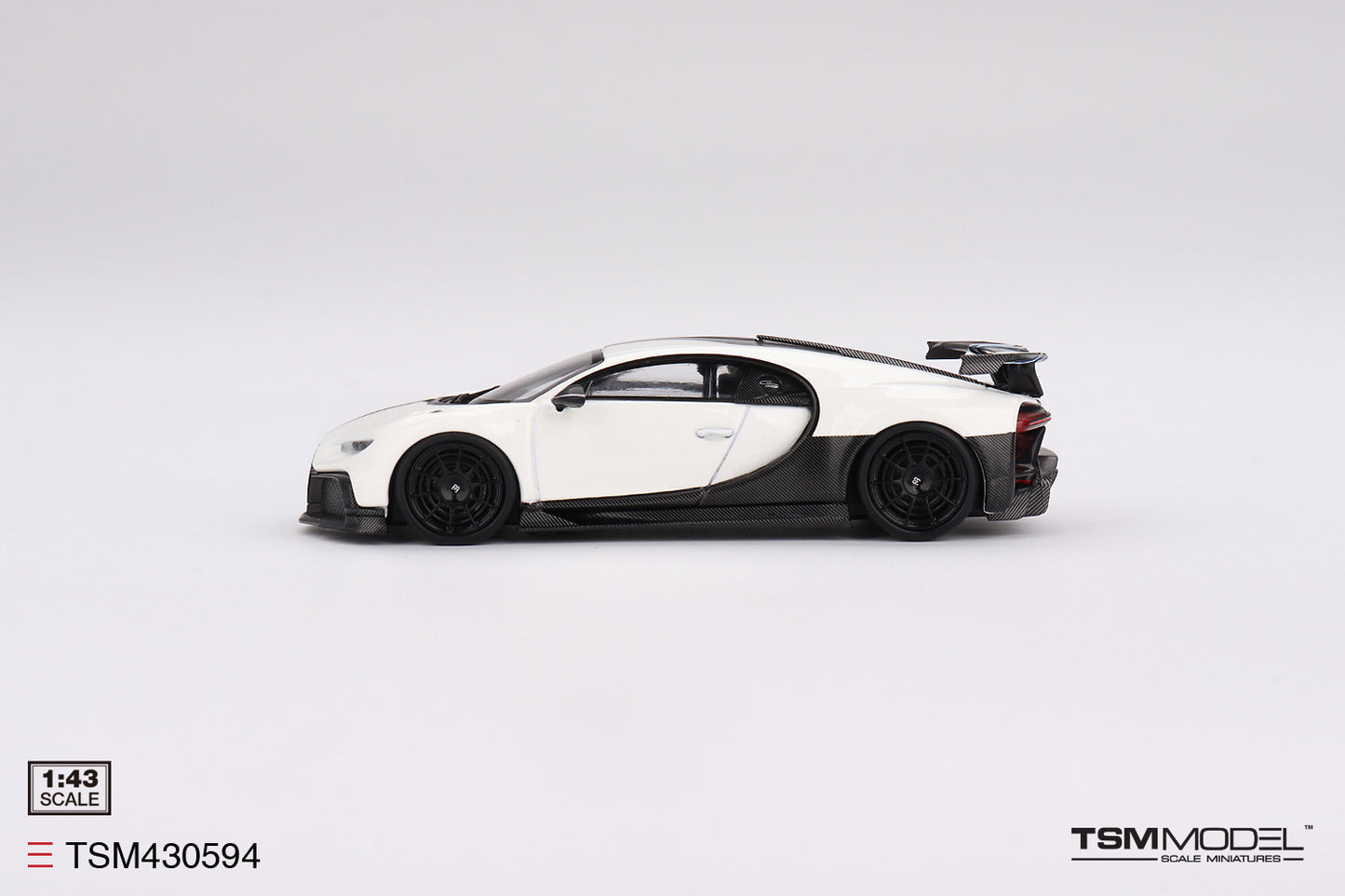 [ Back-order ] TSM TSM430594D 1:43 Bugatti Chiron Pur Sport White model car