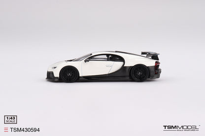 [ Back-order ] TSM TSM430594D 1:43 Bugatti Chiron Pur Sport White model car