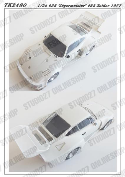[ Back-order ] STUDIO27 TK2480 1:24 935 "Jagermeister" #52 Zolder 1977 conversion kit for TAMIYA [Conversion Kit]