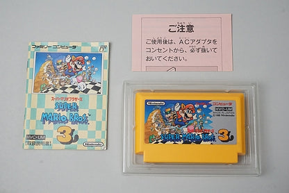 FC Famicom Super Mario Bros. 3 with box and manual, Nintendo Entertainment System (NES) Game software Japan ver.