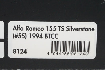 1:43 HPI 8124 Alfa Romeo 155 TS Silverstone BTCC G.Tarquini 1994 #55