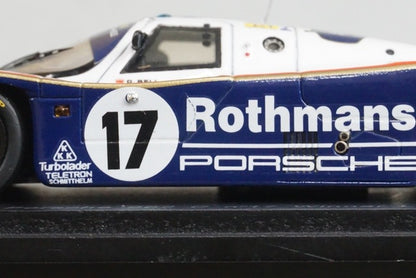1:43 Spark S0942 Porsche 962C Le Mans Winner 1987 #17 Rothmans Specification
