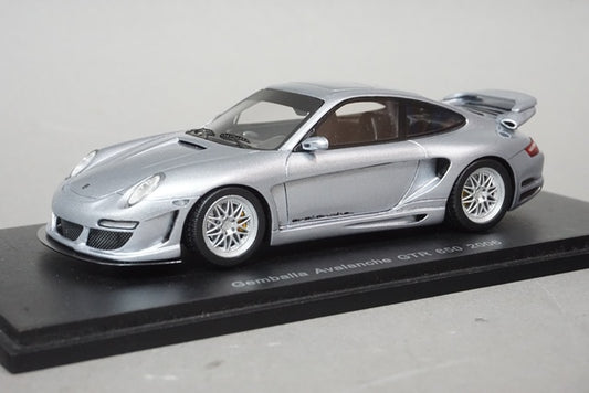 1:43 SPARK S0707 Genballa Avalanche GTR 650 2006 Silver model car