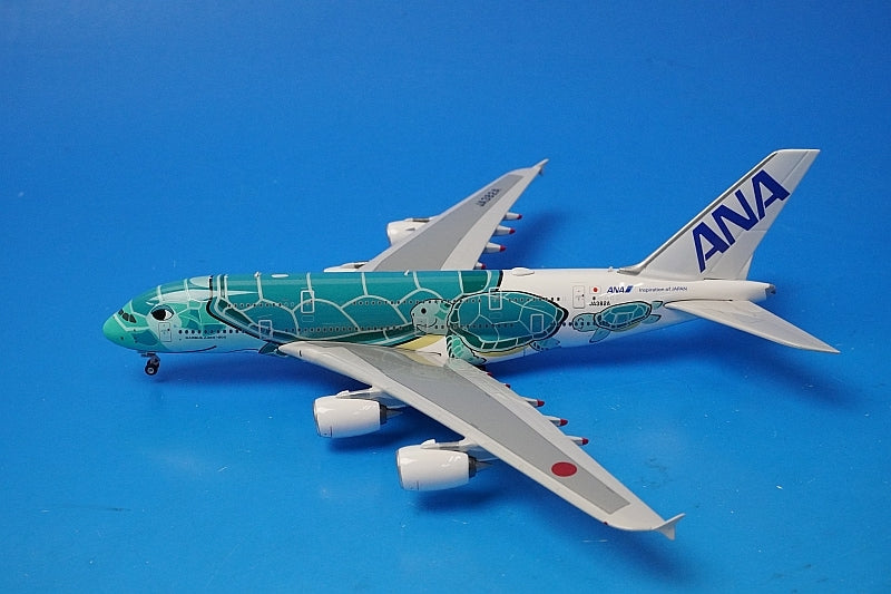 1:400 A380-800 ANA FLYING HONU Kai Green JA382A 04210 Phoenix airplane model