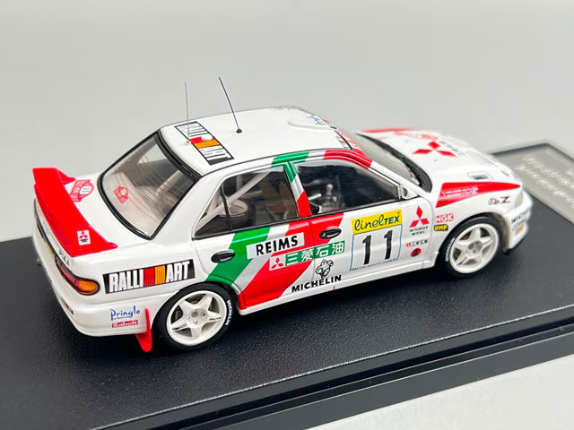 1:43 HPI 8545 Mitsubishi Lancer Evolution II Monte Carlo 1995 #11