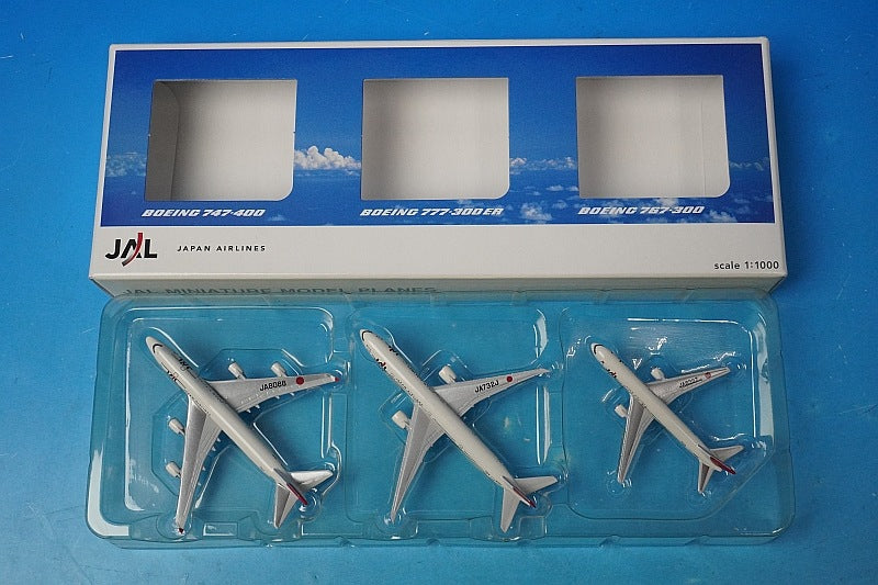 1:100 B747-400 JA8088 B767-300 JA8397 B777-300ER JA732J JAL Arc Livery JE2024 Herpa airplane model
