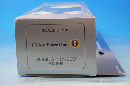 1:200 B747-200 US Presidential Aircraft Air Force One 29000 2049 Hogan airplane model