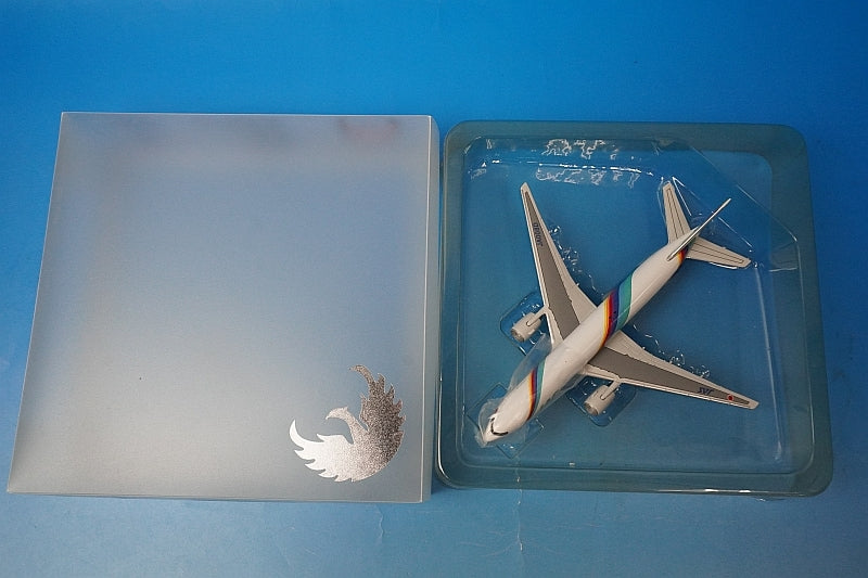 1:400 B777-289 JAS Rainbow Seven JA008D Phoenix airplane model