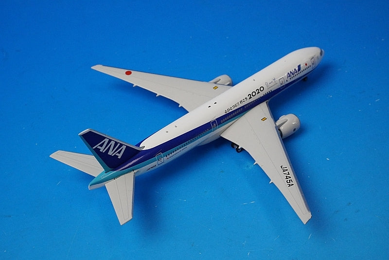 1:400 B777-200ER ANA Let's unite our hearts! Let's go 2020 JA745A 04154 Phoenix airplane model