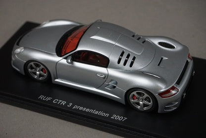 1:43 SPARK S0714 RUF CTR 3 Presentation 2007 Silver model car