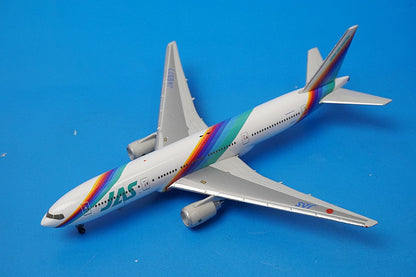 1:500 B777-200 JAS Japan Air System Rainbow Seven JA8977 JD51003 JALUX airplane model