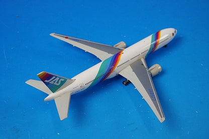 1:500 B777-200 JAS Japan Air System Rainbow Seven JA8977 JD51003 JALUX airplane model