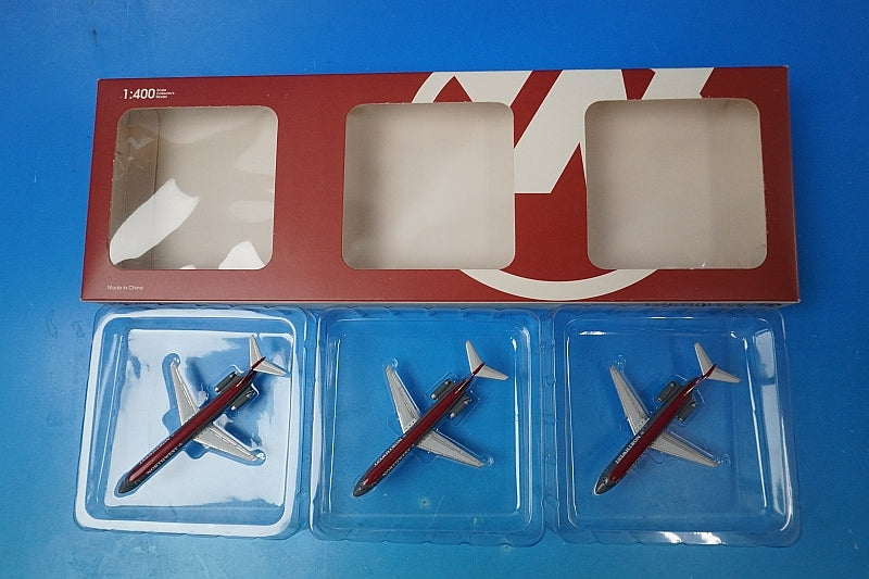 1:400 DC-9-30/40/50 NWA Northwest N401EA N606NW N756NW SMA Model airplane model