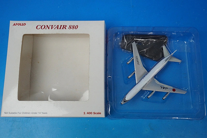 1:400 Convair CV-880 JAL Old Tsurumaru Paint KAEDE JA8023 A13041 Apollo Model airplane model
