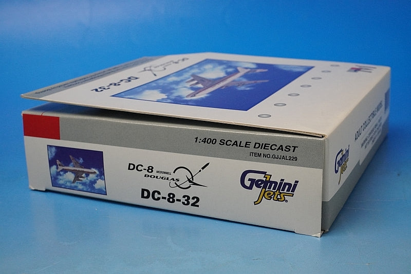 1:400 DC-8-32 JAL Old Crane Livery Fuji JA8001 GJJAL229 Gemini airplane model