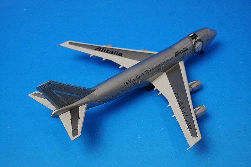1:400 B747-200 Alitalia Bvlgari paint I-DEMS 55538 Dragon airplane model