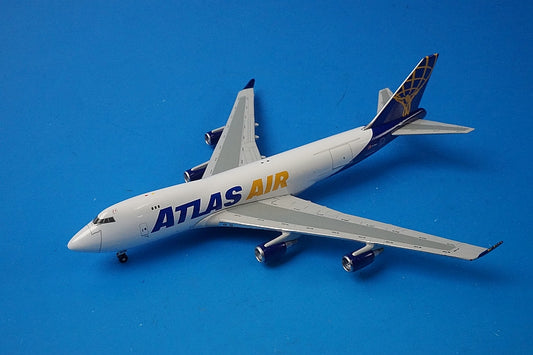 1:400 B747-400F Atlas Air N418MC Gemini airplane model