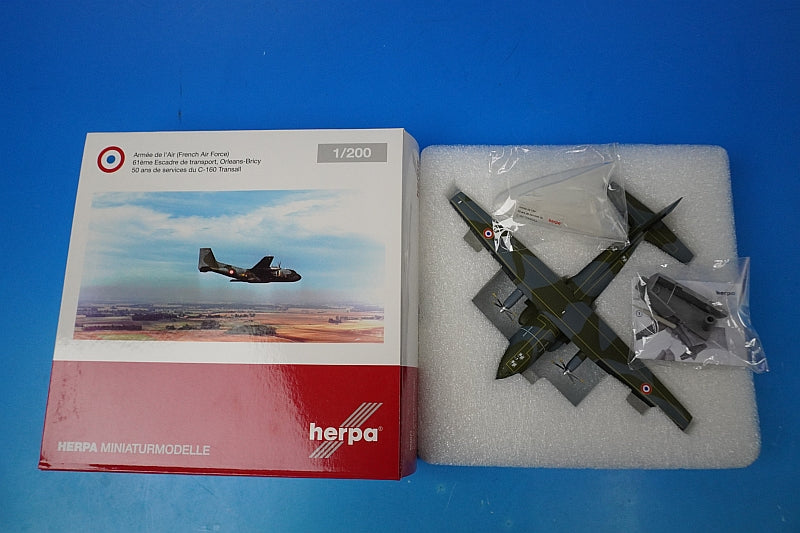 1:200 C-160 French Air Force 61st Transport Wing Orleans-Brissy Base 61-MA 558877 Herpa