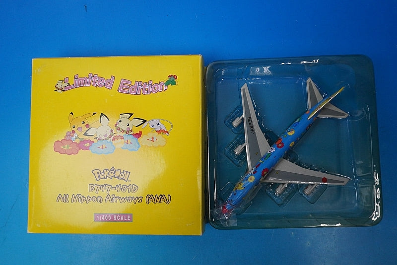 1:400 B747-400 ANA Pokemon Flower Jumbo JA8956 10034 Phoenix airplane model