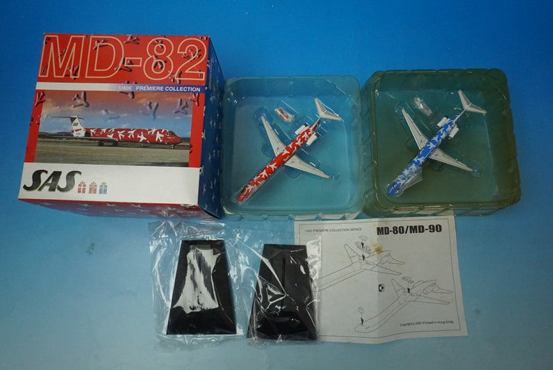 1:400 MD-82 SAS Scandinavian Airlines System LN-RMD and LN-RLE 55321 Dragon